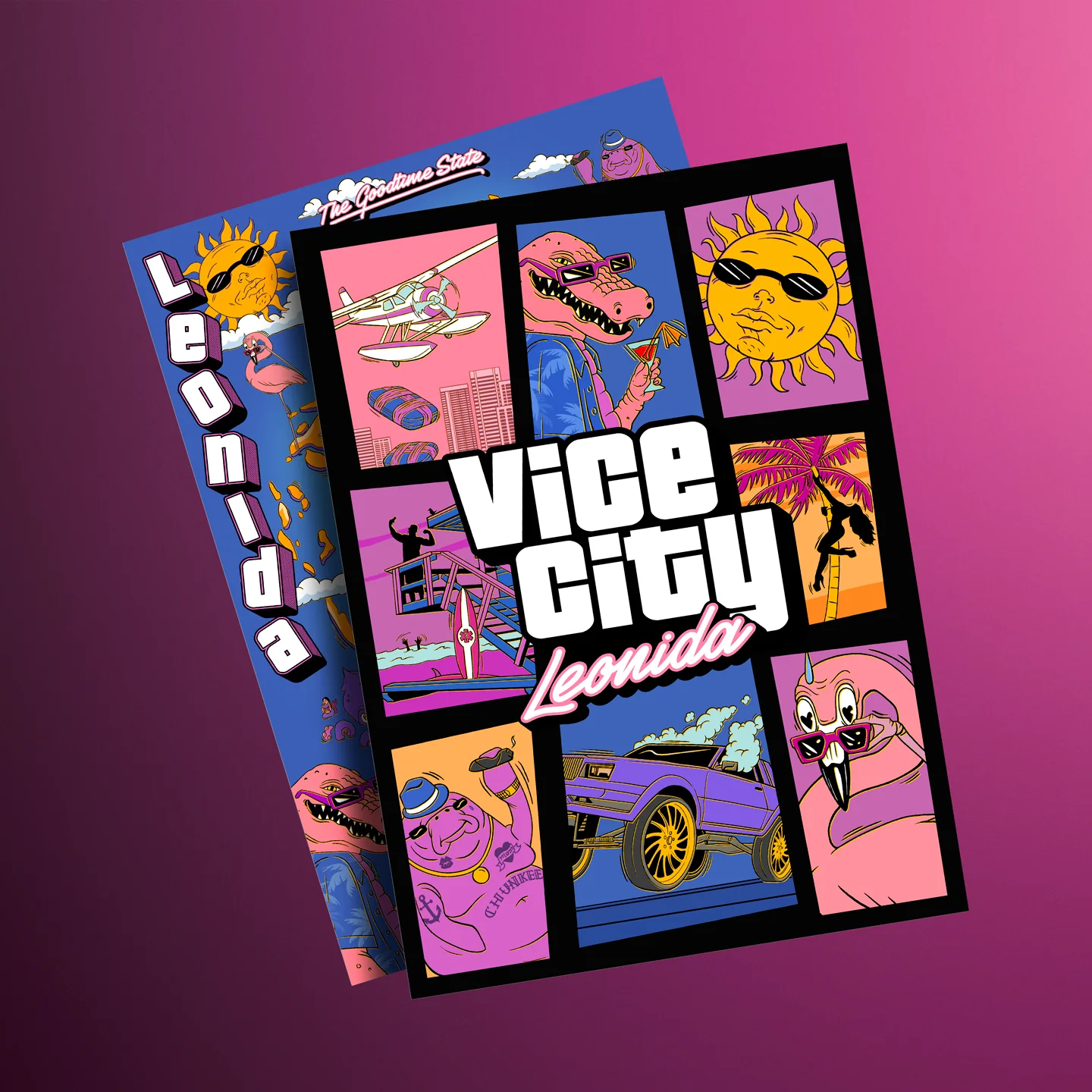 Poster recto-verso de Leonida