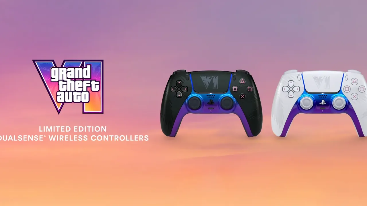 Deux manettes DualSense GTA 6 en édition limitée dévoilées