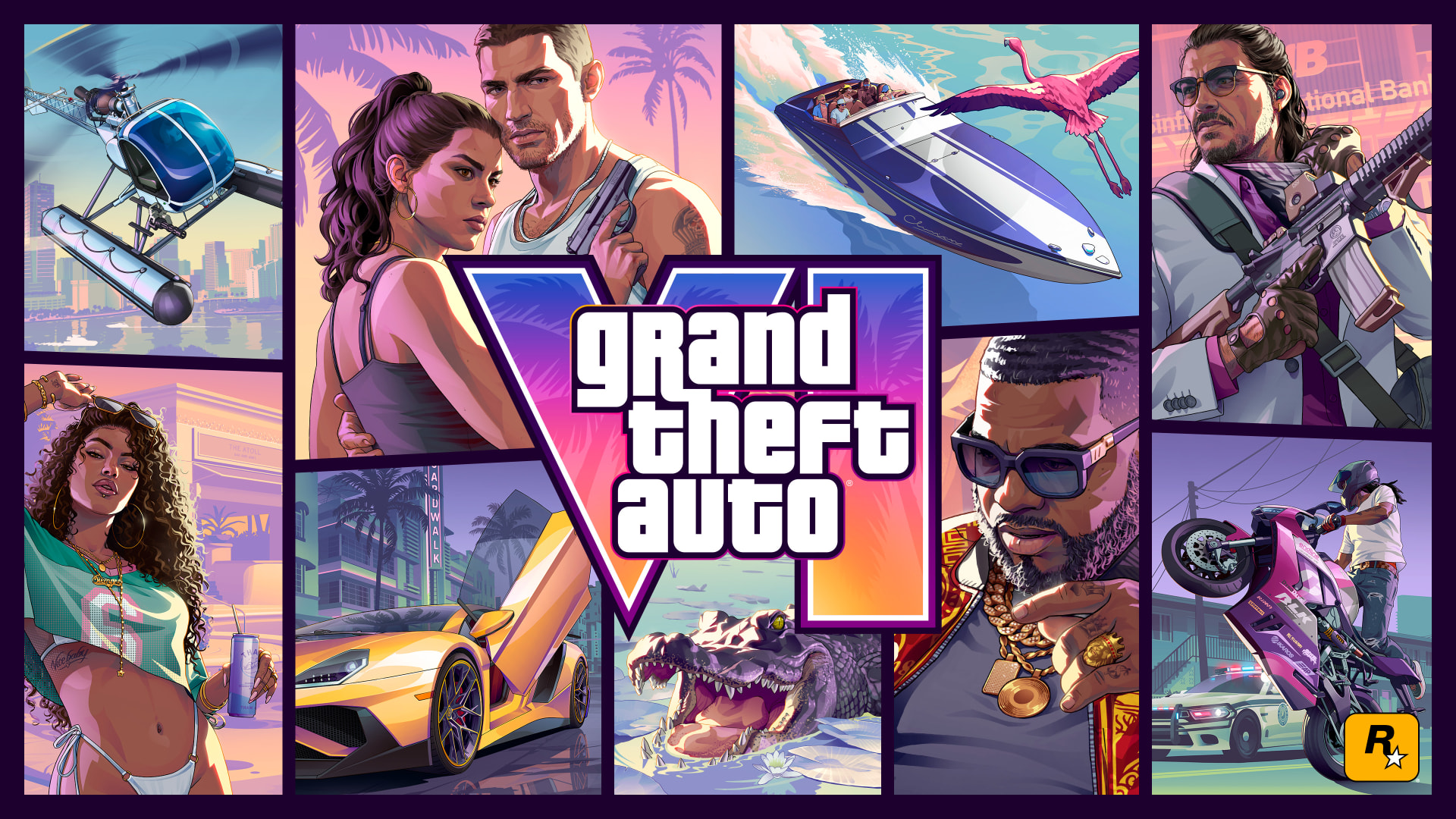 Jaquette officielle de Grand Theft Auto VI