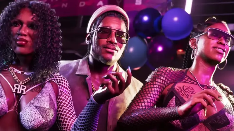 Trois personnages de GTA6 en boîte de nuit