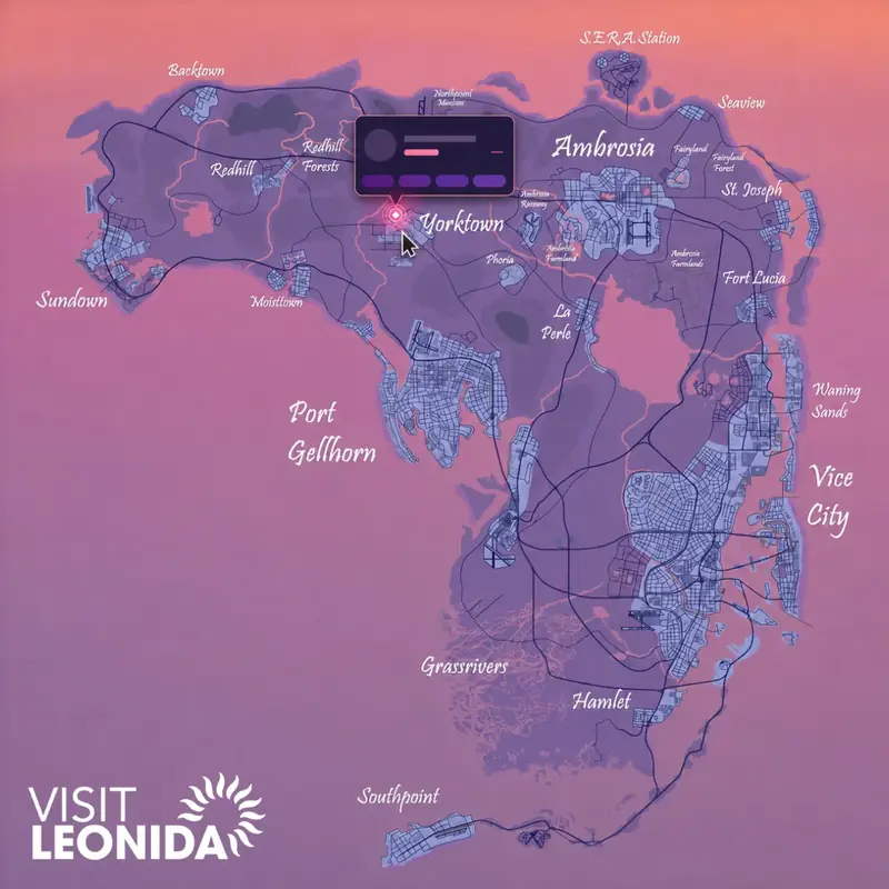 Carte interactive de Leonida